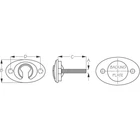 Sea-dog Line 371840 Stainless Steel Ski Tow Flush Mount New. Price: $50.48.