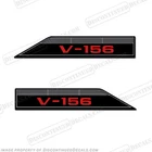 Fits Glastron T-156 Boat Decals (set Of 2) 1973 And Up (chrome / Red) New. Price: $79.95.