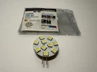 Lunasea LLB-21TW-21-00 G4 2WATT Large Disc Led Light, Side Pin, Cool White, 1.2" New. Price: $14.99.