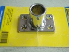 Rectangular Base Rail Fitting Seachoice 37921 90DEGREE Chrome Zamak Boatingmall New. Price: $16.95.