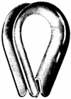 Thimble Heavy Duty Galvanized 3/8" New. Price: $23.89.