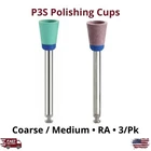 3/PK Ra Latch Polisher Cups Coarse Medium Porcelain Metal 3-STEP Finish System New. Price: $136.99.