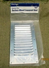 Surface Mount Louvered Vent 5X9X1 1/16 Stainless West Marine New. Price: $21.99.