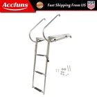 With Telescoping 2 Handr 3-STEP Stainless Steel Ship Ladder Platform Marine New. Price: $121.73.