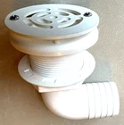 Marine Fitting Overflow Drain Thru-hull With Filter 90 Deg " Barb TH-1592F New. Price: $13.59.