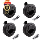 Yusove Boat 2" Slam Latch Black Plastic,marine Deck Hatch Door Flush Pull.... Price: $41.99.