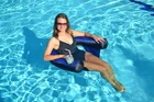 Swimline 90465 Inflatable Blue Fabric Nylon Covered Swimming Pool U-seat Chair New. Price: $29.99.