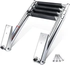 Amarine Made Boat Ladder 4 Step Stainless Steel Telescoping Swim New. Price: $59.99.