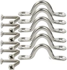 6 Pcs Stainless Bimini Boat Top Pad Eye, Straps, Tie Down,footman's Loop New. Price: $14.99.