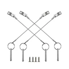 4PIECES Of Quick Release Pin 1/4" Diameter, Usable Length 1-1/2"(38MM), Total.... Price: $21.96.