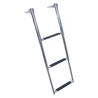 Windline 34" H Stainless Steel 3-STEP Telescoping Over Swim Platform Ladder New. Price: $261.51.