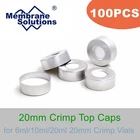 20MM Aluminum Silver Crimp Top Cap With Ptfe / Silicone Septa For Headspace Vial New. Price: $20.99.