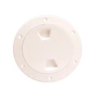 Beckson 4" Smooth Center Screw Out Deck Plate Beige 4.5" Cut New. Price: $20.96.