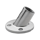 Whitecap S-1467C 60 Round Base Rail Fitting With Set Screw 7/8" Tube X 2-5/8" New. Price: $27.93.