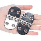 Pair-boat Stainless Steel Door Hinges Round Side 3" X 1.5" Marine Yacht New. Price: $9.71.