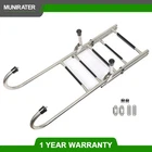 Brand New Stainless Steel Folding Ladder Telescoping 400 Lb. Limit 2 STEP+3. Price: $79.93.