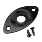 Musiclily Pro Black Steel Curved Dented Oval Jack Plate For Electric Guitar Bass New. Price: $9.95.