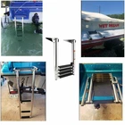 Amarine Made 4 Step Stainless Steel Telescoping Boat Ladder Durable Swim New. Price: $59.99.