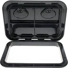 12-3/8" X 17-1/4" Deck Access Hatch Black Boat & Lids New. Price: $37.99.