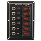 Whitecap Boat Switch / Breaker Panel SS3309 Black Aluminum New. Price: $40.18.