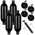 4PCS 8.5"X27" Boat Fenders Ribbed Marine Dock Bumper Vinyl New. Price: $62.96.
