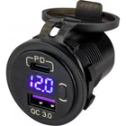 Sea-dog 426518-1 Molded Nylon 3.0 & Usb-c Power Socket With Voltmeter New. Price: $28.77.