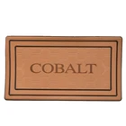 Cobalt Boat Non-skid Deck Mat 409809 W/ Logo 20 3/8 Inch Mocha New. Price: $91.08.