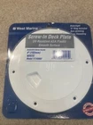 West Marine 4 Deck Plate With Screws New. Price: $17.95.