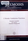 I-density Continuous Functions Krzysztof Ciesielski, Lee Larson, Ostas Gut. Price: $31.99.