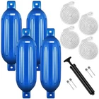 4PCS 8.5"X27" Boat Fenders Ribbed Marine Dock Bumper Vinyl Blue New. Price: $63.97.