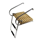 Marine City 2 Step Stainless Steel Telescoping O/b Swim Teak Platform Ladder New. Price: $245.99.