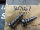 New Omc Oem Johnson Evinrude Screws 307027. Price: $8.99.