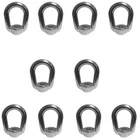 10 Pcs SS-316 Eye Nut 1/4" Unc Tap Thread Stainless Steel Marine 460-LBS New. Price: $29.99.