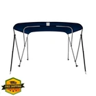 Msc 3-4 Bow Bimini Top Boat Cover 600D Polyester Support Poles Straps New. Price: $469.99.
