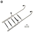2+3 Steps Stainless Steel Folding Ladder Telescoping 400 Lb.for Boats 5 New. Price: $83.65.