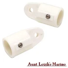 2-PK Seachoice Bimini Canopy Top White External Eye Ends Caps 3/4" Round Tubing New. Price: $11.88.