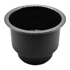 Marine City Cup Holder With Center Drain Hole, Black Carbon Fiber For Boats New. Price: $19.99.