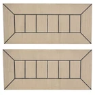 Scout Boat Non-skid Mats DH2553 DH2554 Gray 16 1/2 Inch (set Of 2) New. Price: $79.56.