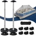 Fuprosico Adjustable Sandbag Cover Support Poles For Pontoon BOAT2PCS New. Price: $65.53.