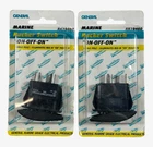 General Marine RK19460, On - Off Single Pole Rocker Switch 2 Pack New. Price: $26.99.