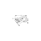 150128 Locking Asymmetrical Snap & Eye Insert, 316 Ss, 4-3/4" New. Price: $24.07.