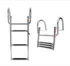 3 Steps Stainless Steel 14" Wide Telescoping Ladder Folding Dock 550LBS New. Price: $89.99.