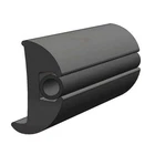 Taco Flexible Vinyl Black Rub Rail 1-1/16" 1-7/8" 50L V11-2423BKA50-1 New. Price: $418.59.