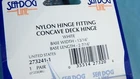 Sea-dog Nylon Bimini Deck Hinge # 273241-1 New. Price: $6.00.