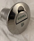Stainless Steel Polished Cast Boat Diesel Fuel Fill Keyless Cap Short Install New. Price: $39.99.