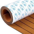 Boat Flooring Eva Foam Self-adhesive 96''X45.6''/36''/28.8''/16.8'' Faux Teak Ma New. Price: $35.20.