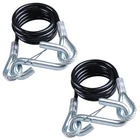 Grade 30 Steel Black Boat Trailer Safety Chain With Spring Clip 1/4"X 43-7/8" New. Price: $37.79.