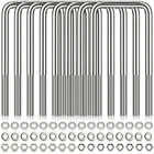 Bolt 8 Pcs 1/2 X 3 1/16 7 5/16 Stainless Steel Heavy Duty Hotop Square New. Price: $89.99.