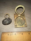 Marine Deck Flush Ring Pulls For Cabinets, Sailboat Yacht Brass Used. Price: $30.80.
