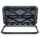 Amarine Made Boat Hatch 24" X 14", 180 Degree Lid Hinge Deck Black New. Price: $83.49.